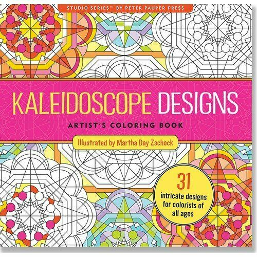 Kaleidoscope Designs Artists Coloring Book